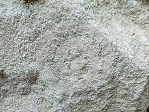 Limestone material surface.