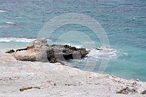 Limestone Outcropping: Foul Bay Beach