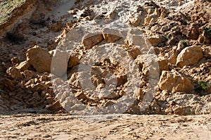 Limestone quarry, Mining.