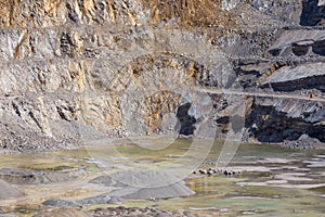 Limestone quarry in Poland