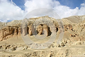 Limestone ridge, Manang, Nepal