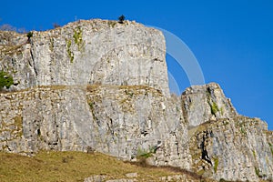 Limestone rock Cheddar Gorge Somerset