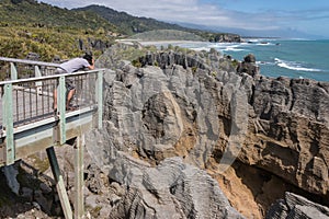 Limestone rock formation at Punakaiki