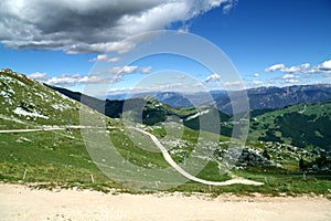 Limestone rock on Monte Baldo