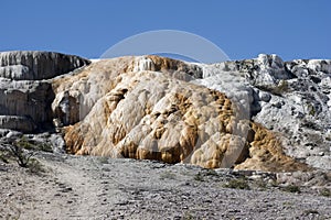 Limestone in Yellowstone National Park