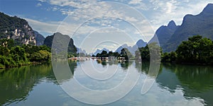 Limestone in yulong river