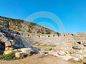 Limira is an ancient city in Lycia, the ruins of which are located on the territory of modern Turkey. photo