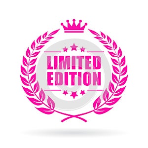 Limited edition vector icon photo