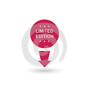 Limited edition vector icon