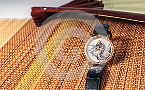 Limited expensive luxury dragon diamond watch