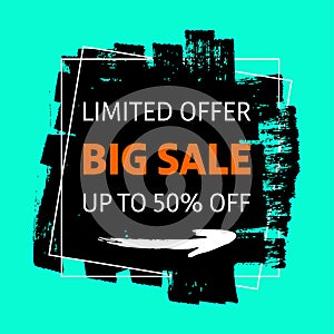 Limited offer big sale banner