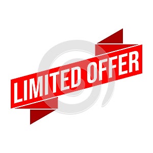 Limited Offer Letter Rubber Stamp Vector Design Template