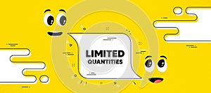 Limited quantities symbol. Special offer sign. Vector