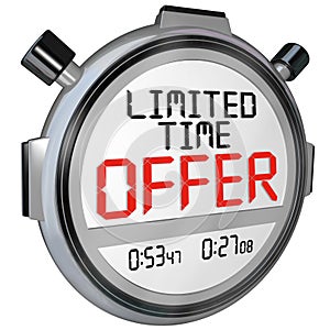 Limited Time Offer Discount Savings Clerance Event Sale