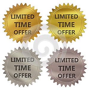 Limited time offer guarantee label