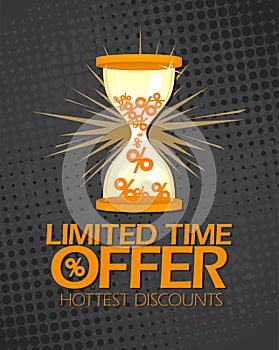 Limited time offer sale poster design