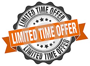 limited time offer seal. stamp