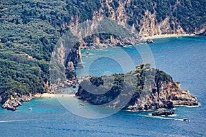 Limni beach at Corfu, Greece