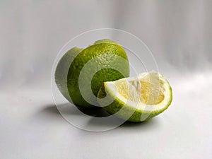 limon,mousambi, musambi, sweet lime, sweet lemon, and sweet limetta on light background photo