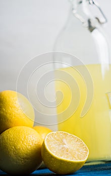 Limoncello. Tradtitional italian beverage.