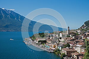 Limone sul garda on a sunny day