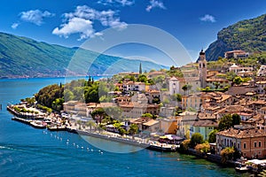 Limone sul Garda waterfront view