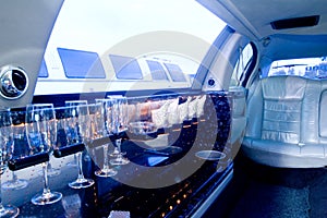 Limousine interior photo