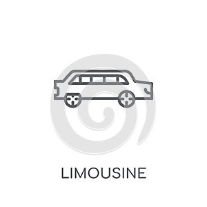 Limousine linear icon. Modern outline Limousine logo concept on