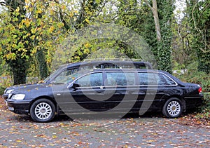 Limousines, in the rain. photo