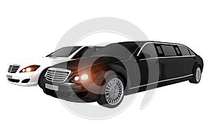 Limousines Rental Concept