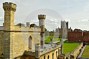 Lincoln Castle in Lincoln, England