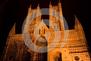 Lincoln Cathedral at Night