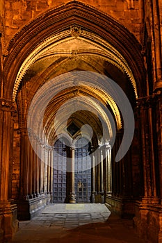 Lincoln Cathedral at night