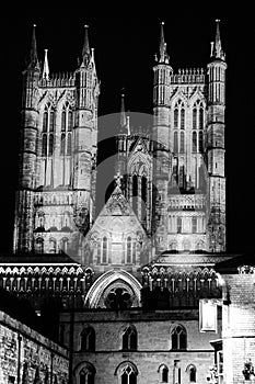 Lincoln Cathedral At Night