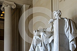 The Lincoln Memorial on the National Mall in Washington DC (USA