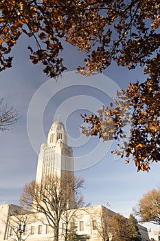 Lincoln Nebraska Capital Building Government Dome Architecture