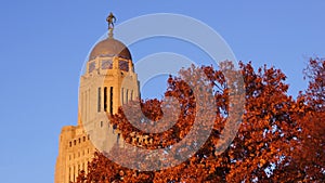 Lincoln Nebraska Capital Building Government Dome Architecture