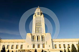 Lincoln Nebraska Capital Building Government Dome Architecture