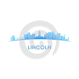 Lincoln skyline silhouette.