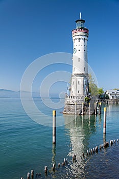 Lindau Lighthouse, Bavaria, Germany photo