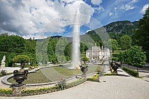 Linderhof castle garden - Germany