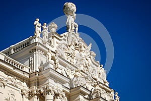 Linderhof Palace in a Autumn Day photo