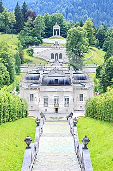 Linderhof Palace in Baviera, Germany photo