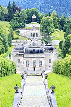 Linderhof Palace in Baviera, Germany photo