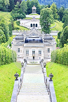 Linderhof Palace in Baviera, Germany photo