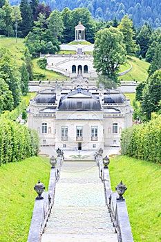 Linderhof Palace in Baviera, Germany photo