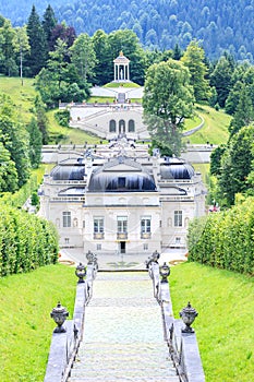 Linderhof Palace in Baviera, Germany photo