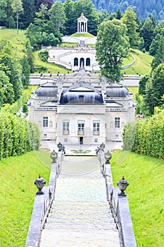 Linderhof Palace in Baviera, Germany photo