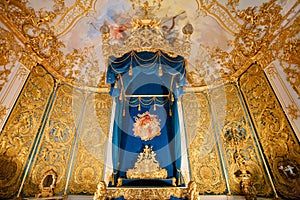 Linderhof palace bedchamber