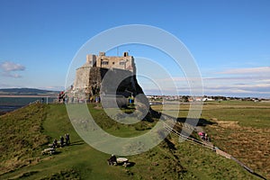 Lindisfarne Castle, Holy Island, Northumberland UK